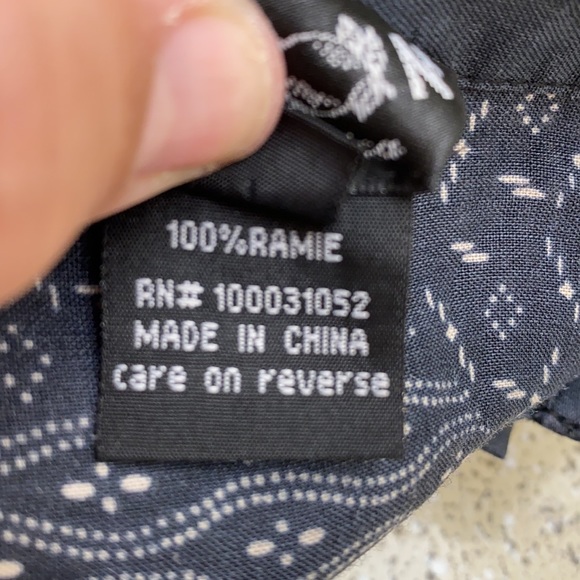 Citron Blue White Button Down Shirt M - Picture 8 of 8